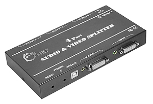 Siig CE-D20411-S1 video splitter DVI 4x DVI