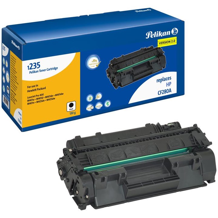 Image of Pelikan Laser Toner For HP 80A Black (CF280A)