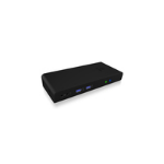 ICY BOX IB-DK2251AC Wired USB 3.2 Gen 2 (3.1 Gen 2) Type-A Black