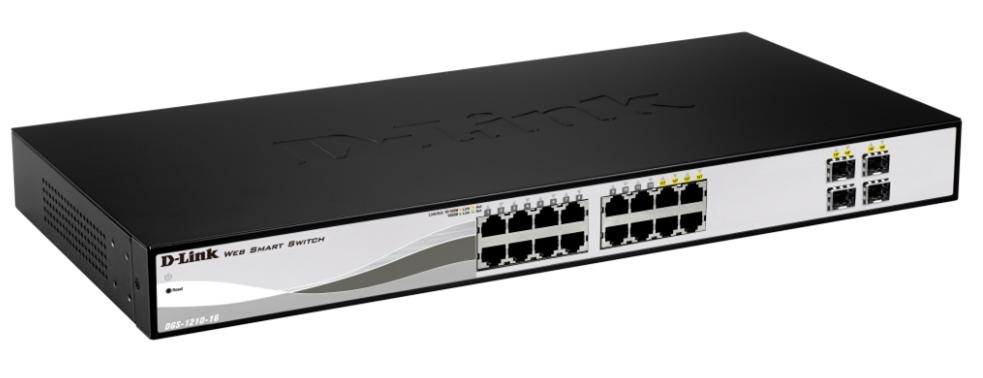Image of D-Link DGS-1210-16 network switch Managed L2 Black