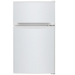 electriQ 80 Litre Under Counter Freestanding Fridge Freezer - White