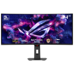 ASUS ROG Strix OLED XG34WCDG computer monitor 86.4 cm (34") 3440 x 1440 pixels UltraWide Quad HD QD-OLED Black
