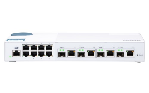 QNAP QSW-M408-4C network switch Managed L2 Gigabit Ethernet (10/100/1000) White