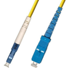 Microconnect FIB461001 fibre optic cable 1 m LC OS2 Yellow