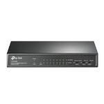 TP-Link TL-SF1009P network switch Unmanaged Fast Ethernet (10/100) Power over Ethernet (PoE) Black