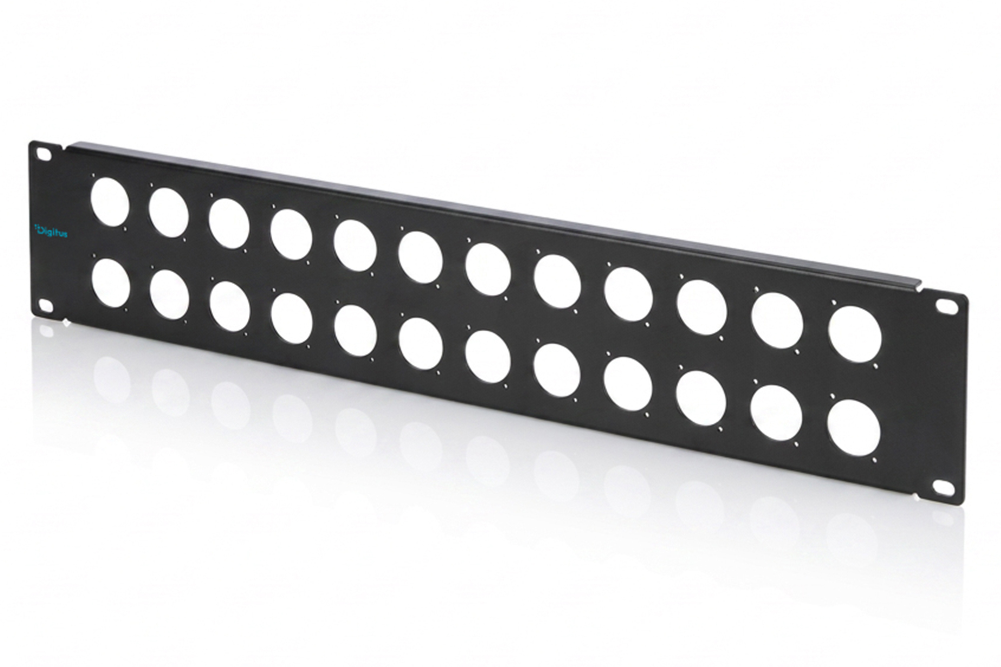 Digitus 2U rack panel for 24 x D-Type modules