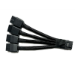 TARGET Replacement 12VHPWR 12+4Pin PCIe 5.0 to 4x8Pin (6+2P) Power Cable 10 cm Braided