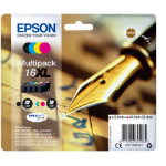 Epson C13T16364022/16XL Ink cartridge multi pack Bk,C,M,Y high-capacity XL Blister Radio Frequency 12,9ml + 3x 6,5ml  Pack=4 for Epson WF 2010