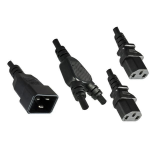 Microconnect PE081320 power cable Black 2 m C20 coupler 2 x C13 coupler