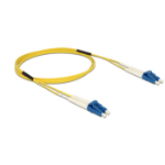 DeLOCK 1m LC-LC fibre optic cable OS2 Yellow