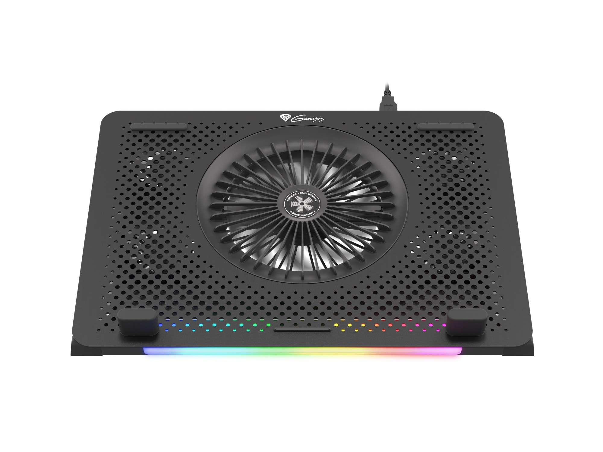 GENESIS Oxid 450 laptop cooling pad 39.6 cm (15.6") 2400 RPM Black