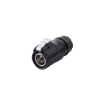 Alcasa IC01-20P201 wire connector S1 - Power (2-pin) Black