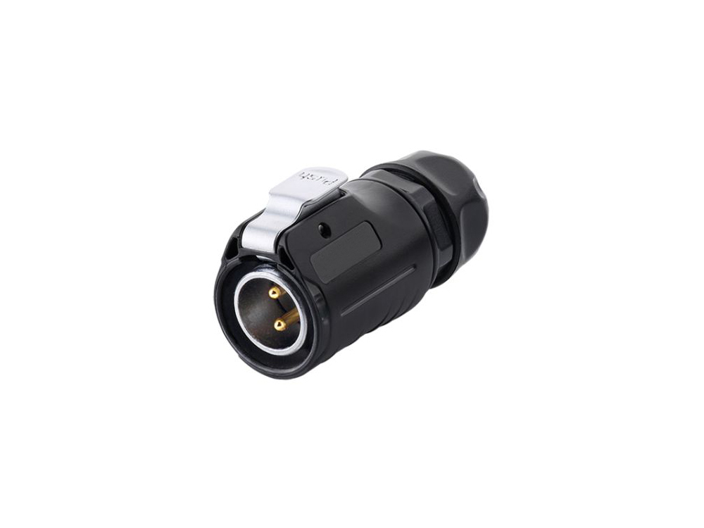 Alcasa IC01-20P201 wire connector S1 - Power (2-pin) Black