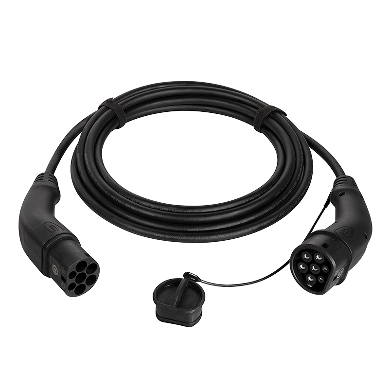 LogiLink EVC0106 electric vehicle charging cable Black Type 2 3 7.5 m