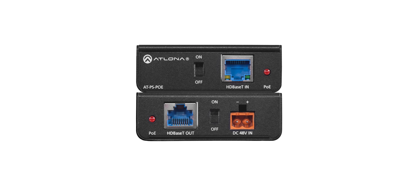 Image of Atlona AT-PS-POE network extender Network transmitter Black