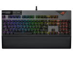 ASUS ROG Strix FLARE II PBT keyboard Gaming USB Black, Metallic