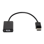 HP 752661-001 video cable adapter DisplayPort VGA (D-Sub) Black -