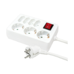 LogiLink LPS210 power extension 5 m 7 AC outlet(s) White