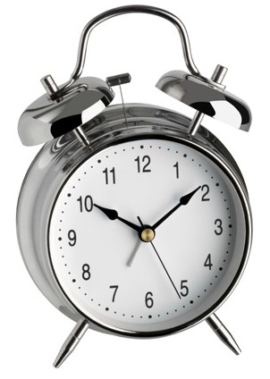 Image of TFA-Dostmann 98.1043 - Quartz alarm clock - Silver - White -...