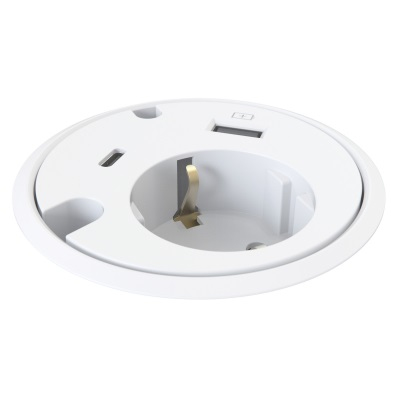 Image of Kondator 935-PD16W socket-outlet Type F + USB A + USB C White