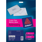 Avery Crystal Clear Address Labels