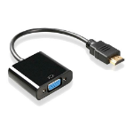 Dynamode C-VGA-HDMI-AUX video cable adapter VGA (D-Sub) HDMI Type A (Standard) Black