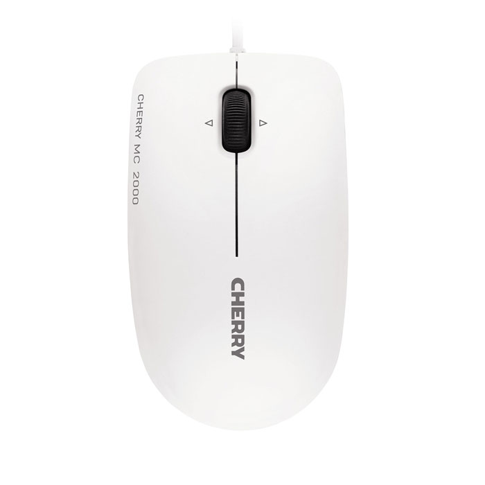 Image of CHERRY MC 2000 Corded Mouse with Tilt Wheel, Pale Grey, USB
