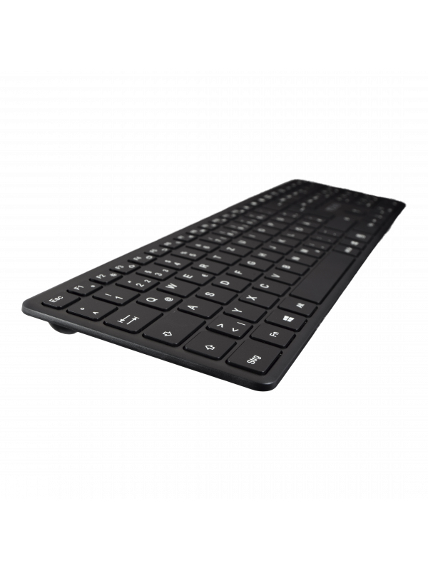 V7 Bluetooth Keyboard KW550DEBT 2.4GHZ Dual Mode, German QWERTZ - Black