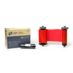 IDP Smart 51 & 31 Monochrome Red Ribbon with Cleaning Roller 659371 (1200 prints)