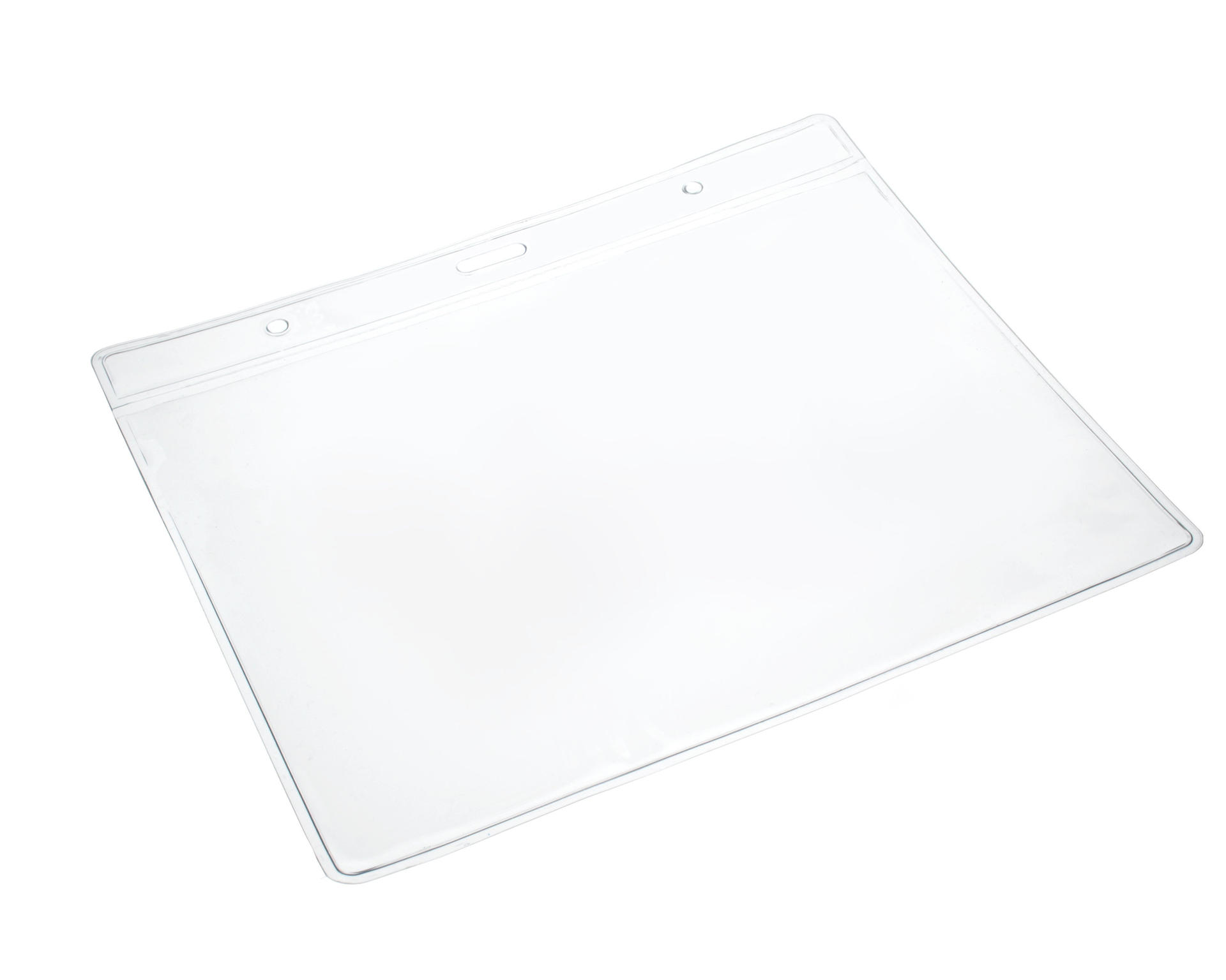 Digital ID Clear A6 Vinyl ID Card Holders, Eco Friendly - Landscape (Pack of 100)