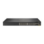 Hewlett Packard Enterprise Aruba 6300F 24-port 1GbE & 4-port SFP56 Managed L3 Gigabit Ethernet (10/100/1000) 1U Gray