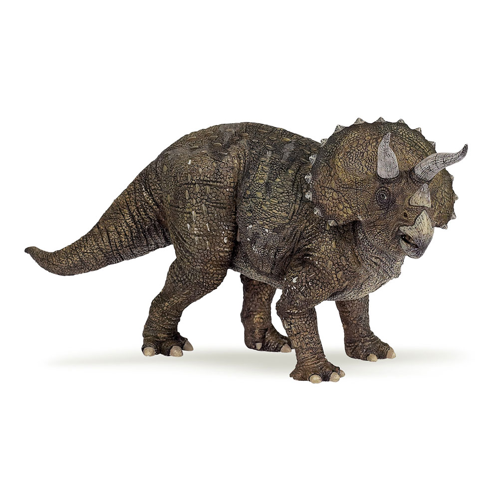  Dinosaurs Triceratops Toy Figure - Black