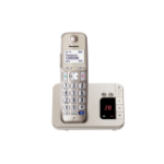 Panasonic KX-TGE220 DECT telephone Caller ID Champagne