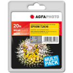 AgfaPhoto APET263SETD inktcartridge 1 stuk(s) Zwart, Cyaan, Magenta, Geel