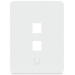 Ubiquiti UACC-WP-KEYSTONE-V-2P wall plate/switch cover White