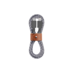Native Union BELT-KV-CL-ZEB-2 lightning cable 1.2 m Black, White