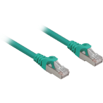 Sharkoon Cat.6a SFTP networking cable Green 1 m Cat6a S/FTP (S-STP)