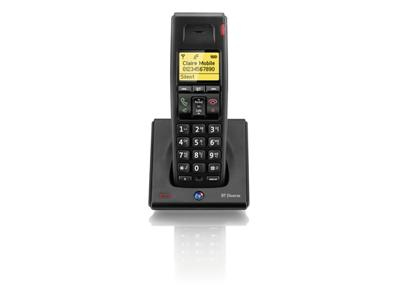 Image of British Telecom Diverse 7100 DECT telephone Caller ID Black