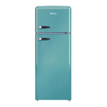 Amica FDR2213DB fridge-freezer Freestanding 208 L F Turquoise