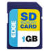 Edge PE197230 memory card 1 GB SD
