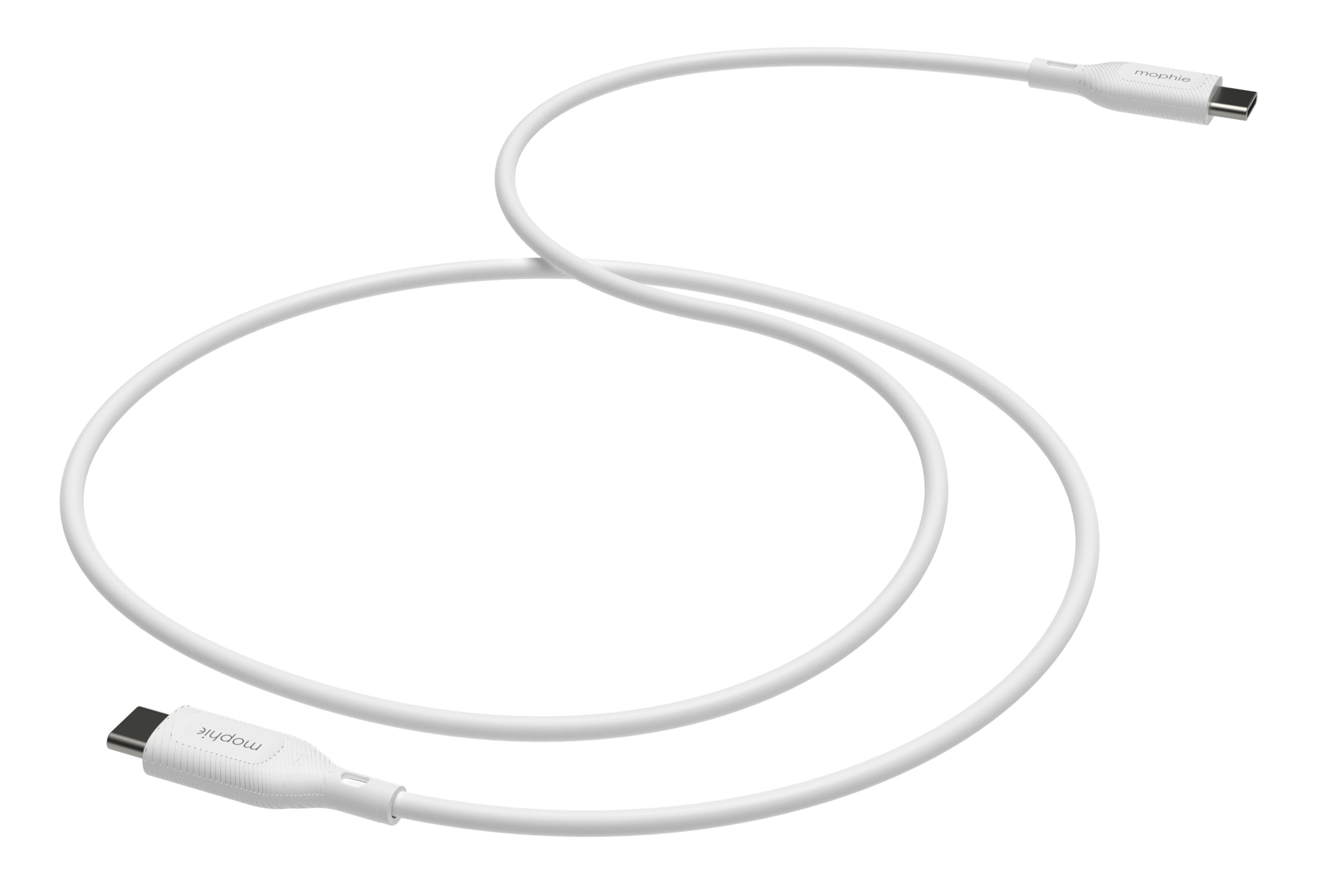 mophie essentials USB-C to USB-C | charging cable 2M. White