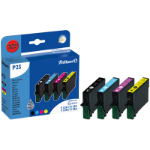Pelikan P25 inktcartridge 4 stuk(s) Zwart, Cyaan, Magenta, Geel
