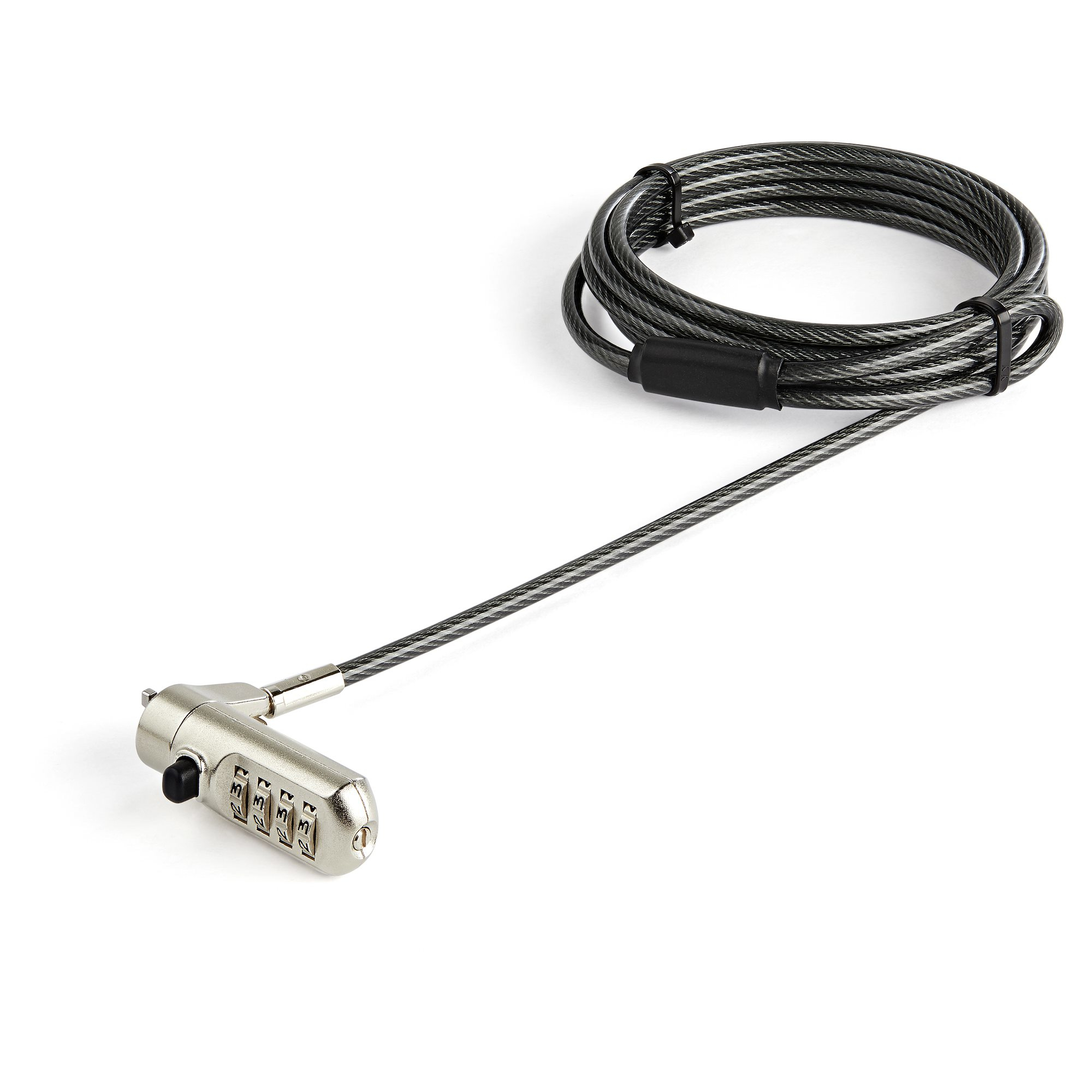 Image of StarTech.com 6.5' (2m) Laptop Cable Lock - Nano Slot Compatible 4...