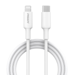 PISEN Lightning to USB-C PD Fast Charge Cable (2.2M) White - Support 3A, Reinforced SR is not Easy to Fractured, Apple iPhone/iPad/MacBook