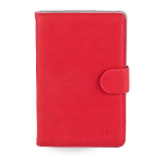 Rivacase 3017 25,6 cm (10.1") Folioblad Rood