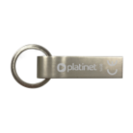 Platinet USB Flash Drive 16GB, Micro UDP, USB 2.0, Waterproof, Metal, Silver, USB version (most popular type), Blister