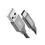 Astrotek AT-USBTYPEC-S1 USB cable 1 m USB 3.2 Gen 1 (3.1 Gen 1) USB A USB C Black, Silver