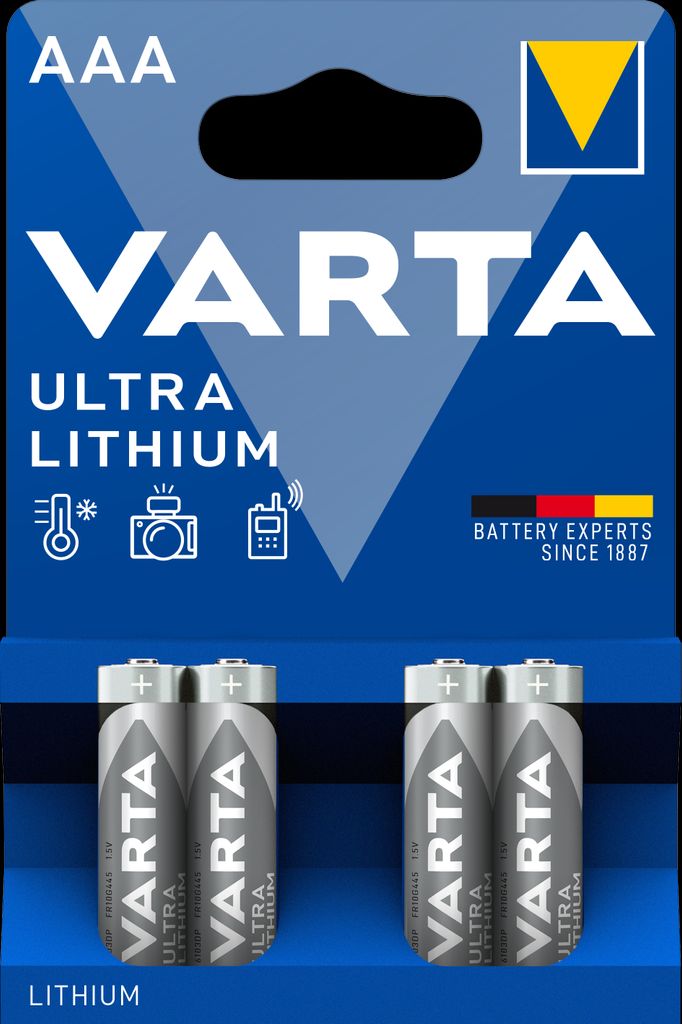 EU Product - Ultra Lithium AAA battery, 4-pack thumbnail