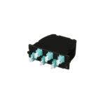 Panduit FC2ZO-12-10U glasvezeladapter LC/MPO 1 stuk(s) Aqua-kleur, Zwart