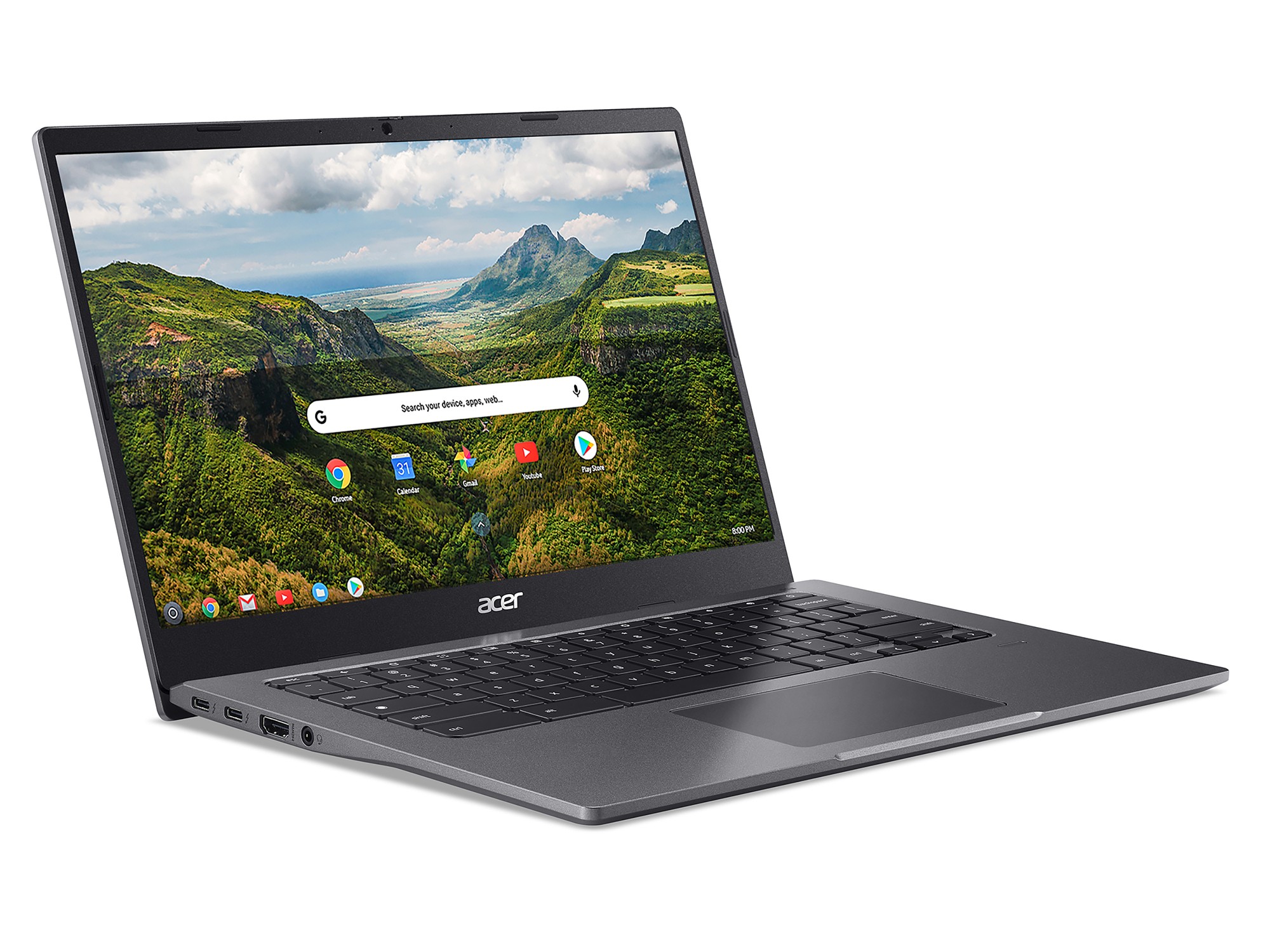 Acer Chromebook 514 CB514-1W - (Intel Core i3-1115G4, 8GB, 128GB SSD, 14 inch Full HD Display, Google Chrome OS, Iron)